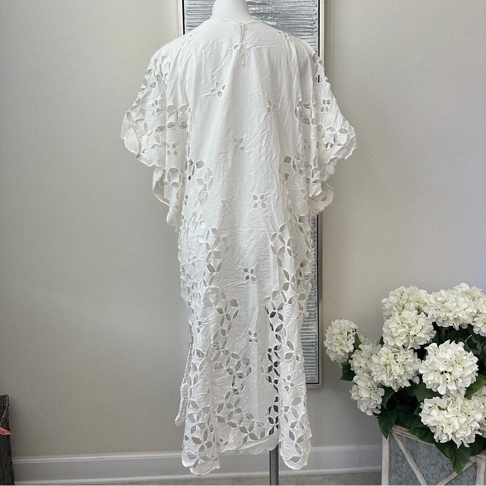 Free People Crochet Away Kaftan Size XS/S